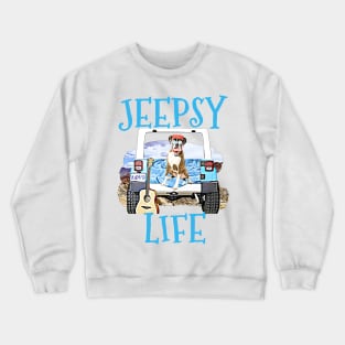 Jeepsy Life Boxer Crewneck Sweatshirt